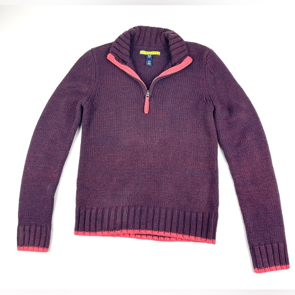 Women’s Prince & Fox Burgundy Long Sleeve Sweater Size Medium - Picture 1 of 4